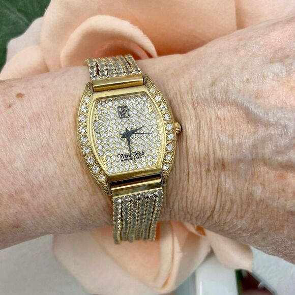 Victoria Weick Beverly Hills Pave Crystal Dial and Bezel Ladies Dress Watch - Picture 8 of 16